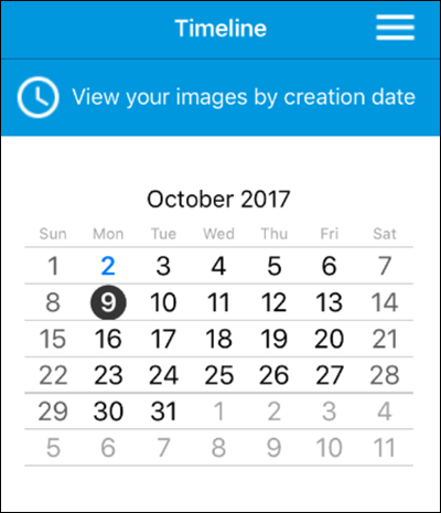 Telerik UI for Xamarin first calendar ios