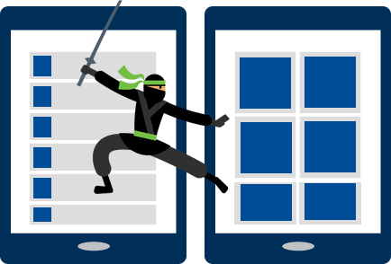 Telerik UI for Xamarin ListView vs GridView