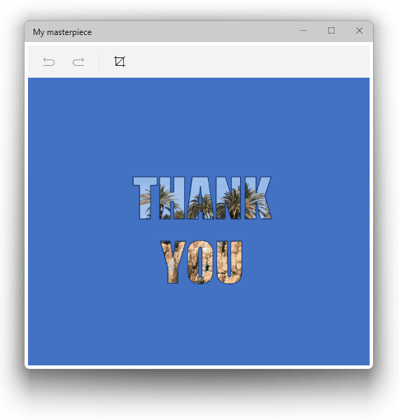 Image Editor—Custom Crop
