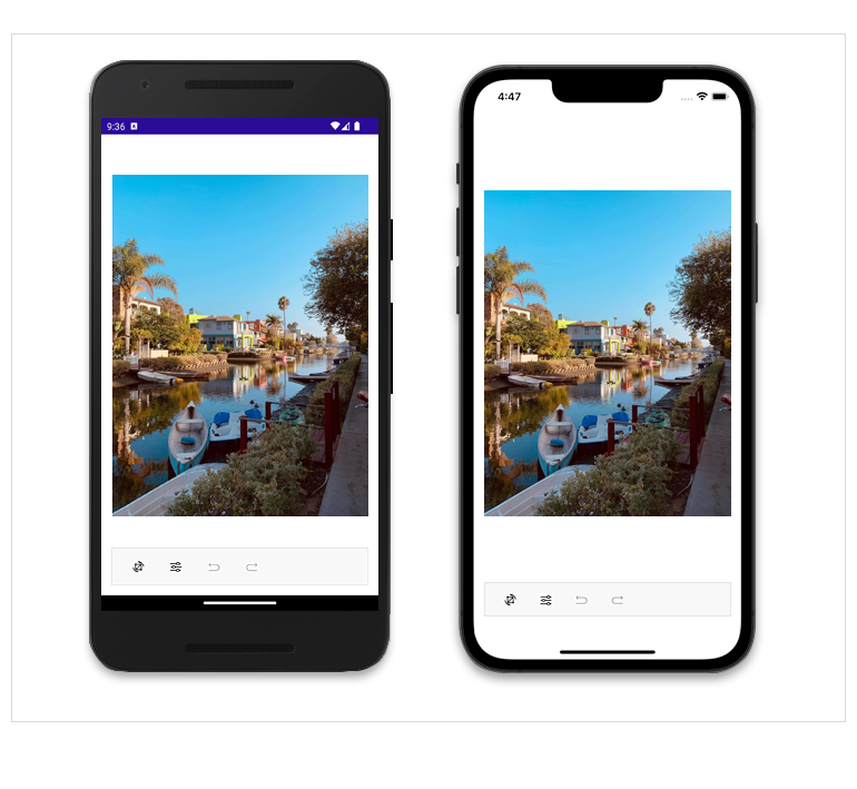 Image Editor Toolbar—Mobile (Android and iOS)