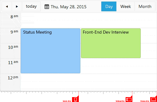 Telerik ASP.NET AJAX Adaptive Scheduler