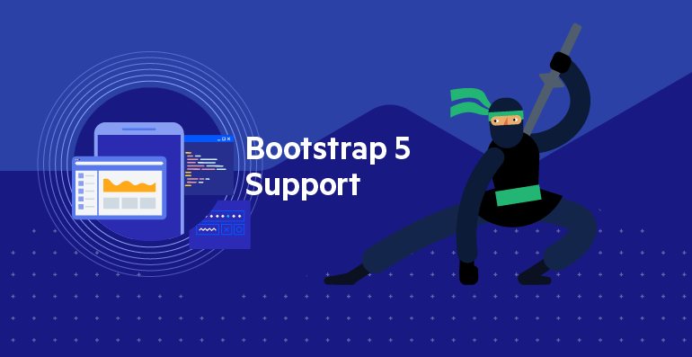 Telerik UI for ASP.NET Core Support for Bootstrap 5