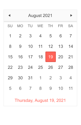 Telerik UI for ASP.NET MVC Calendar