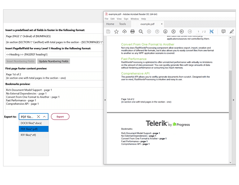 Telerik Devcraft Document Processing Telerik Devcraft Document Processing