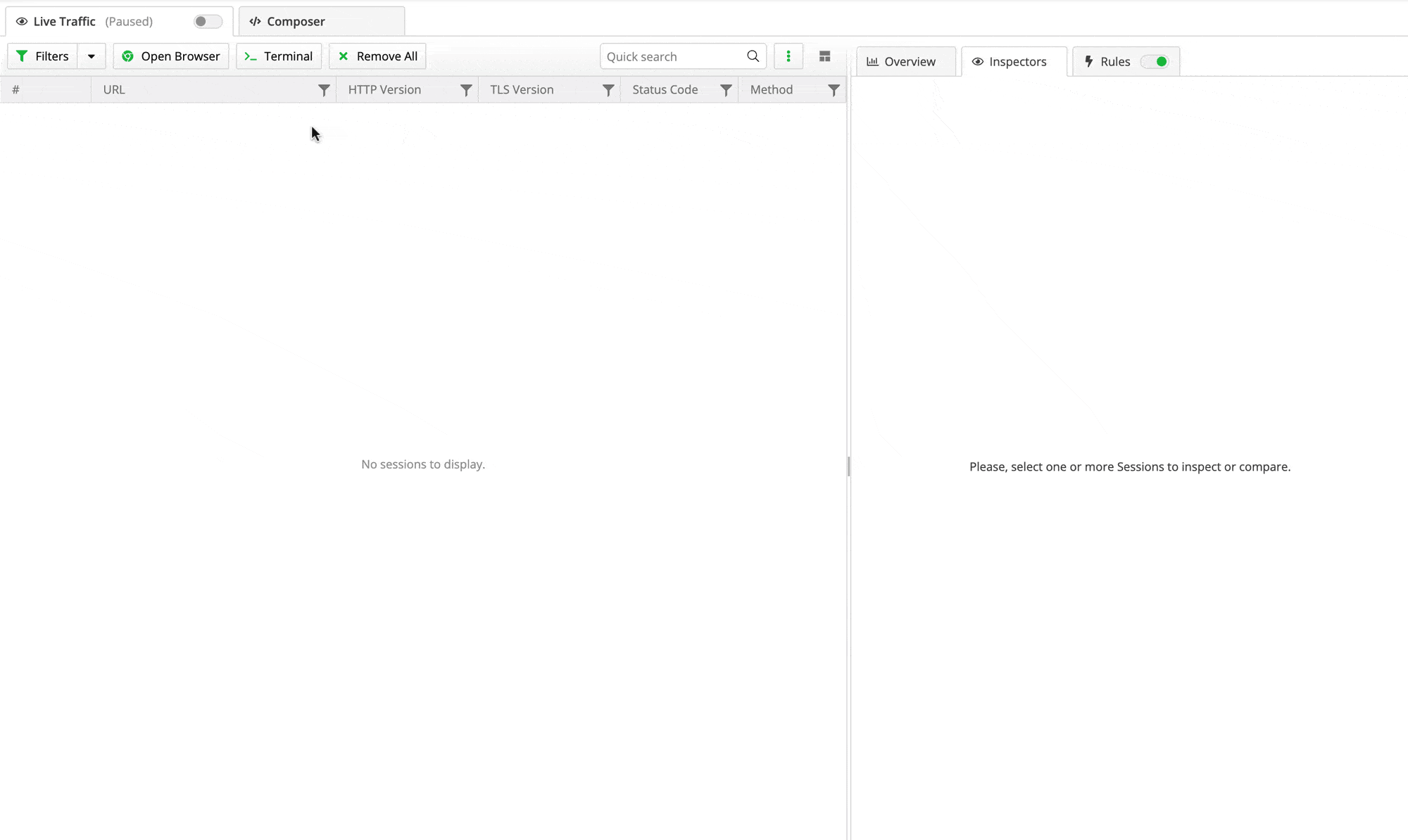Fiddler Everywhere_traffic_thtough_terminal_gif
