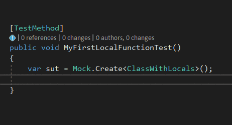 Support for C#7 Feature “Local Functions” 