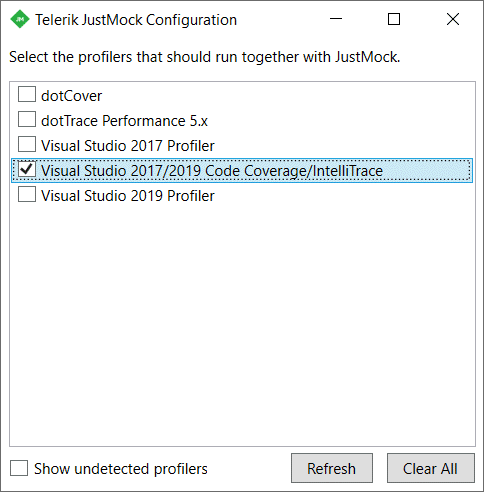 Integration with VS InteliTrace