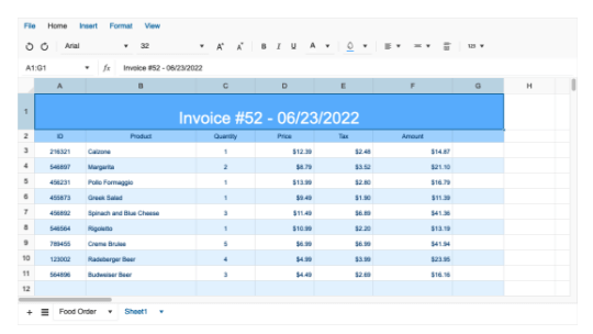 Advanced Spreadsheet thumbnail