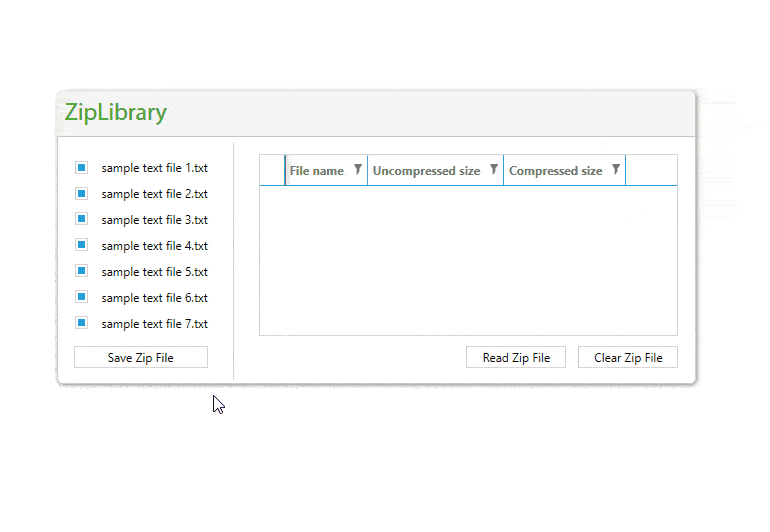 MAUI ZIP Library Overview
