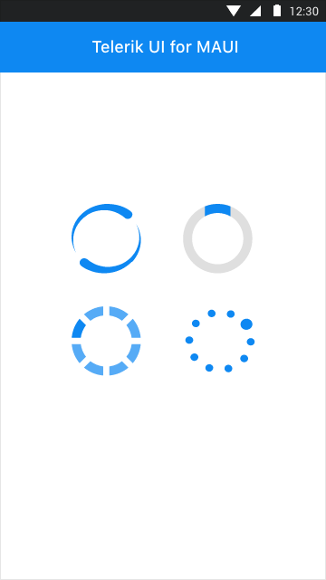 Telerik UI for .NET MAUI BusyIndicator control