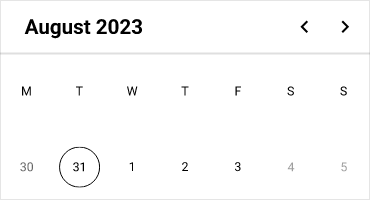 NET MAUI Calendar Highlight