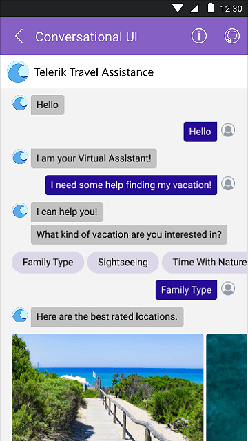 A Conversation in Action with the .NET MAUI Chat (Conversational) Control