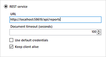 Remain the Report Service Session Alive