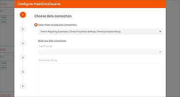Improved web-based report designer