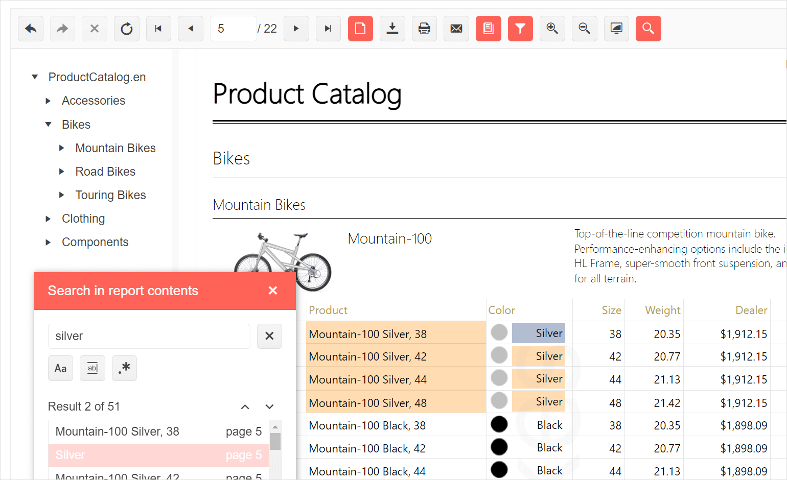 Native Blazor Report Viewer