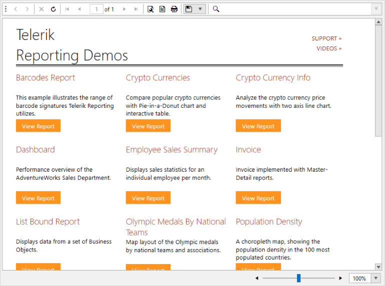 New WPF Report Viewer Theme