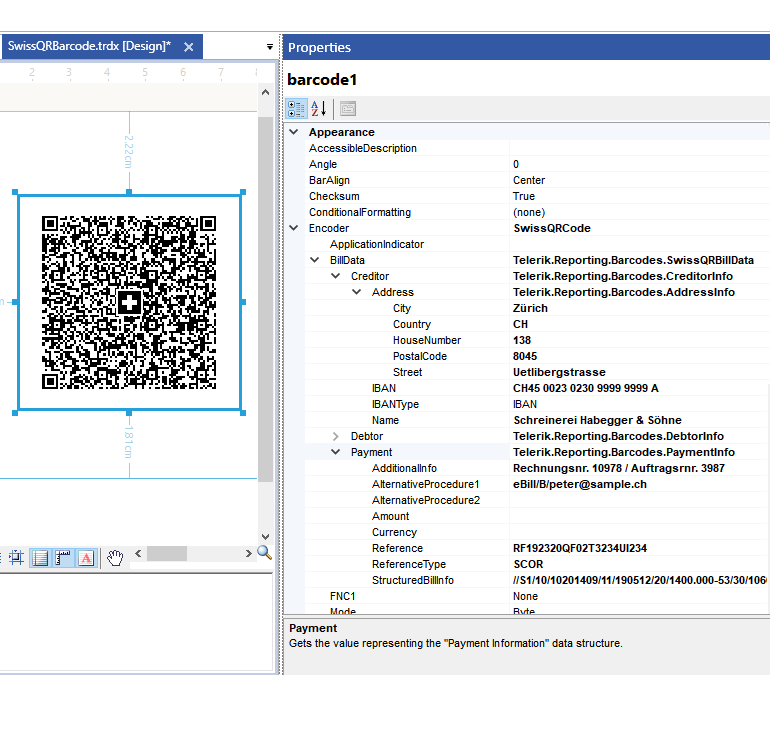 Swiss Barcode Symbology