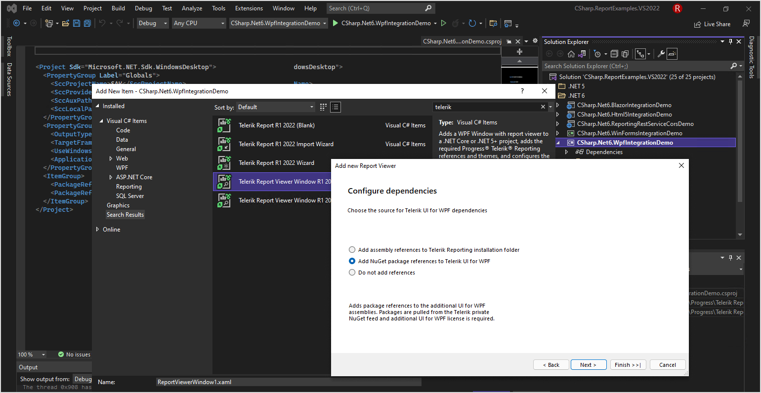 Visual Studio Integration