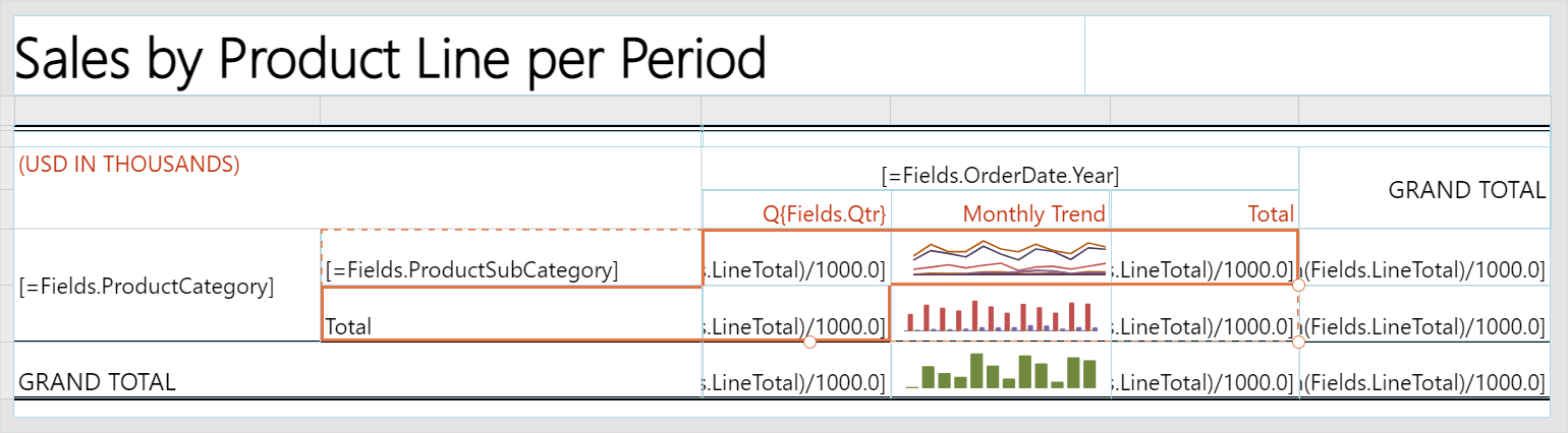 Web Report Designer Improvements