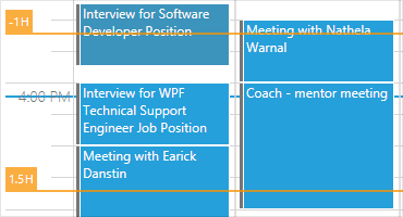 Telerik UI for SIlverlight - custom time indicators in RadScheduleView 