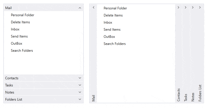Telerik UI for Silverlight PanelBar