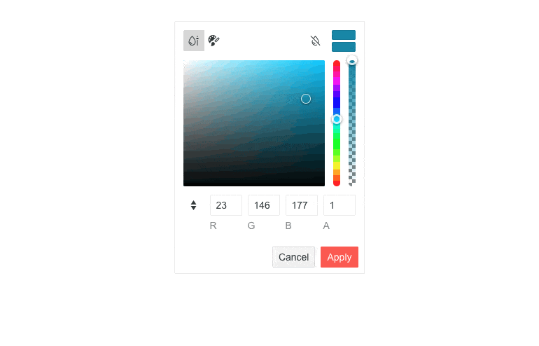 Telerik UI for Blazor FlatColorPicker-Theming