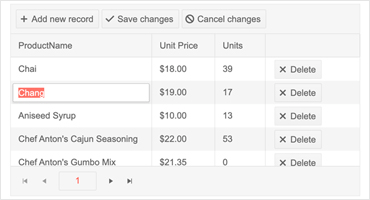 New Grid Feature: Row Virtualization 