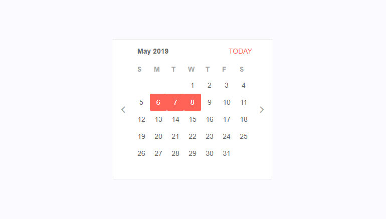 Calendar Preview
