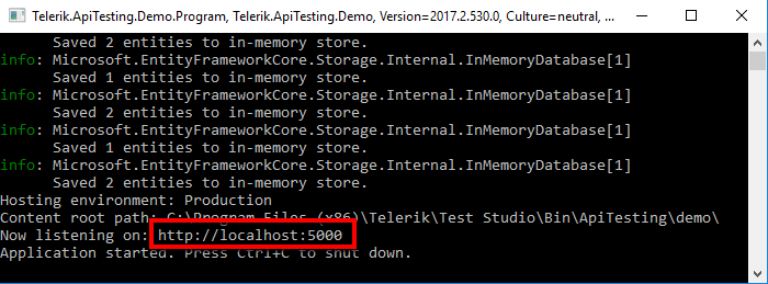 demo-application-console