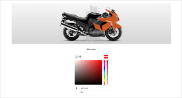 FlatColorPicker in UI for JSP