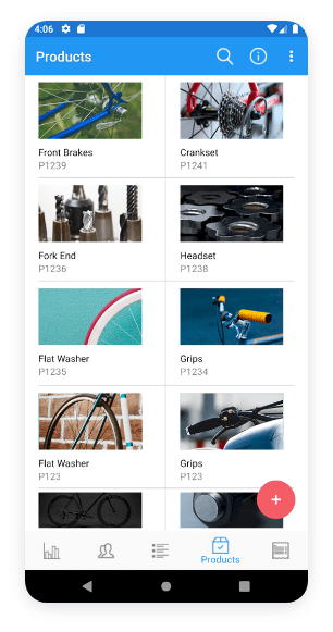 Telerik UI for Xamarin screenshot products