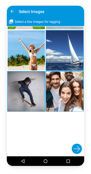 Telerik UI for Xamarin screenshot tagit imageslist