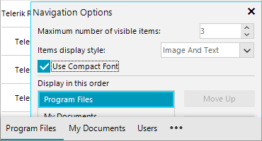 Office Navigation Bar Component