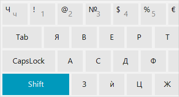 Telerik UI for WinForms - Virtual Keyboard control