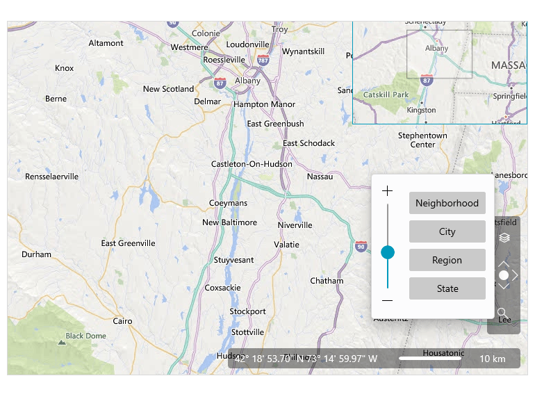 Telerik UI Map for WinUI