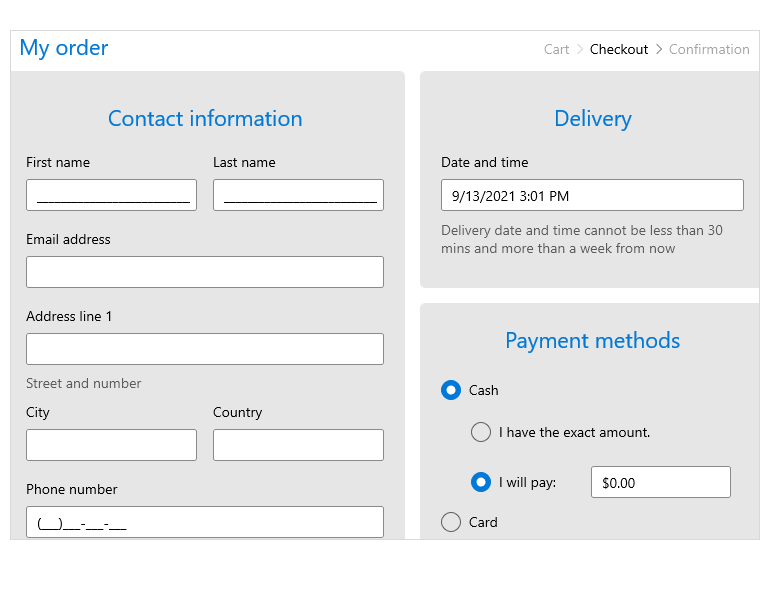 Telerik UI for WinUI MaskedInput