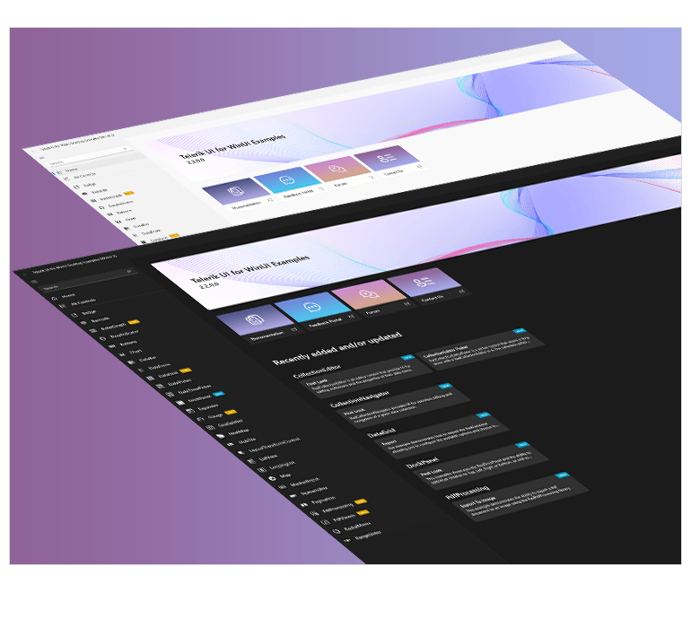 WinUI Demos application improvements