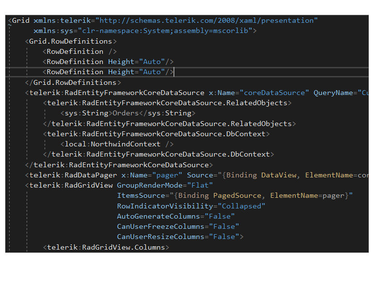 EntityFrameworkCore DataSource 