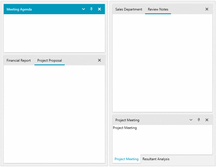 WPF Dоcking Drag panes between multiple instances