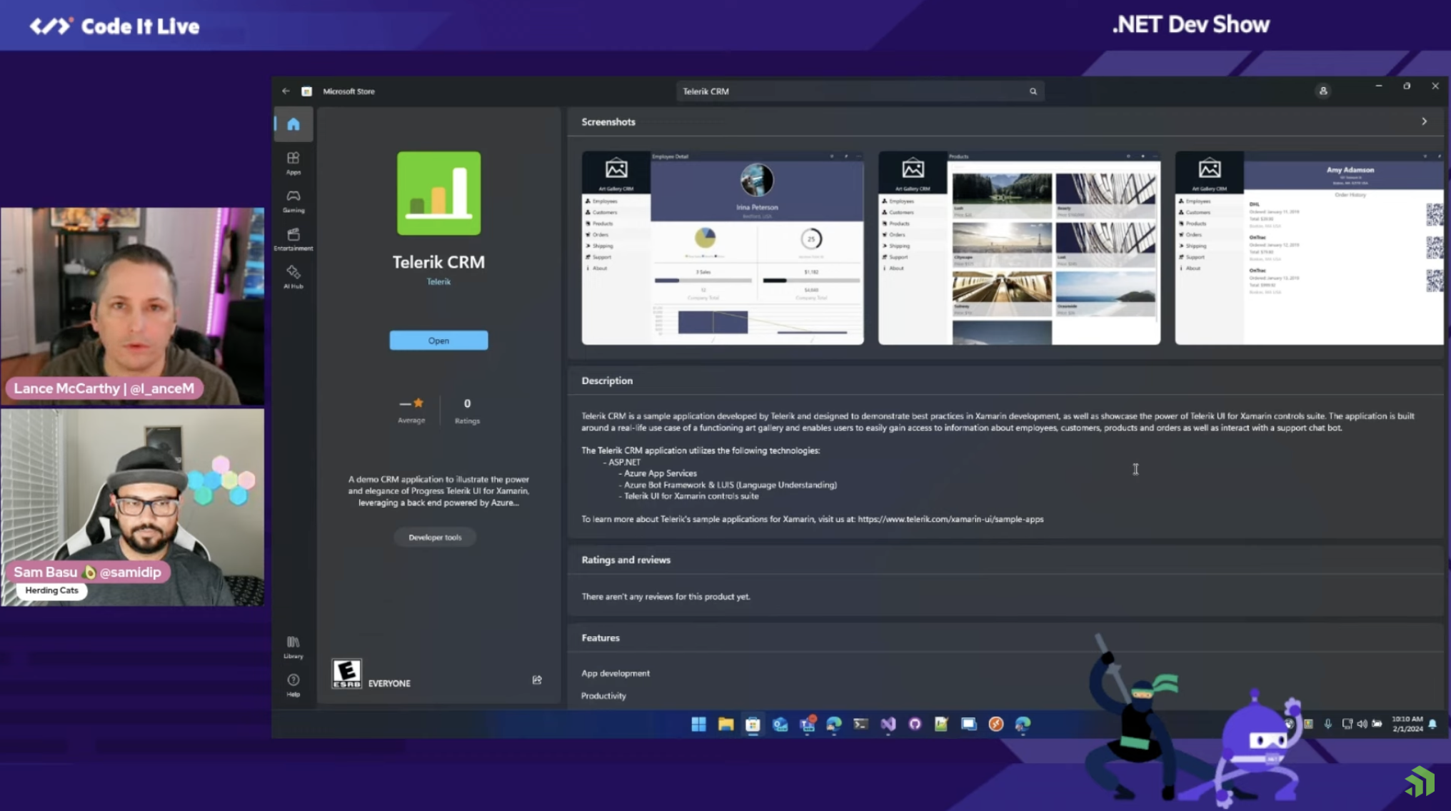 .NET Dev Show with Sam Basu and Lance McCarthy