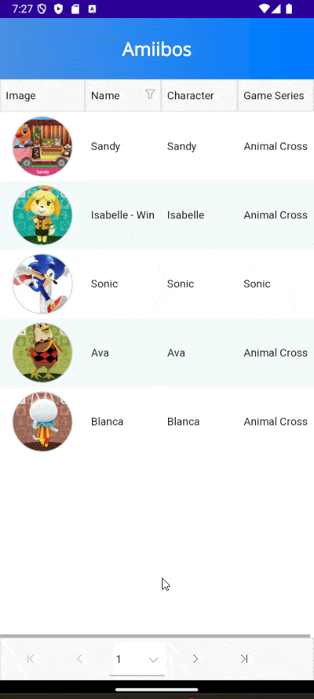 DataPager in a .NET MAUI app