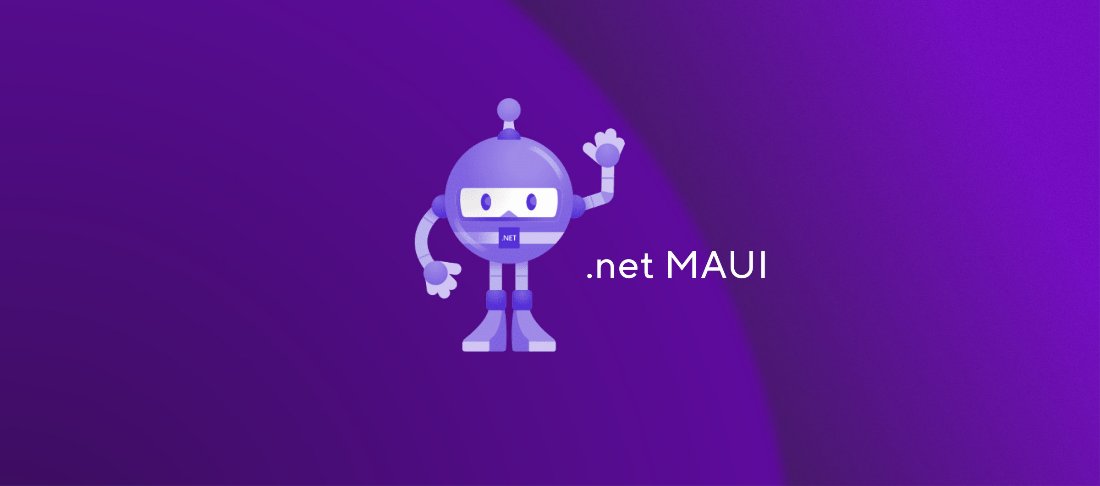 .NET MAUI mascot waving