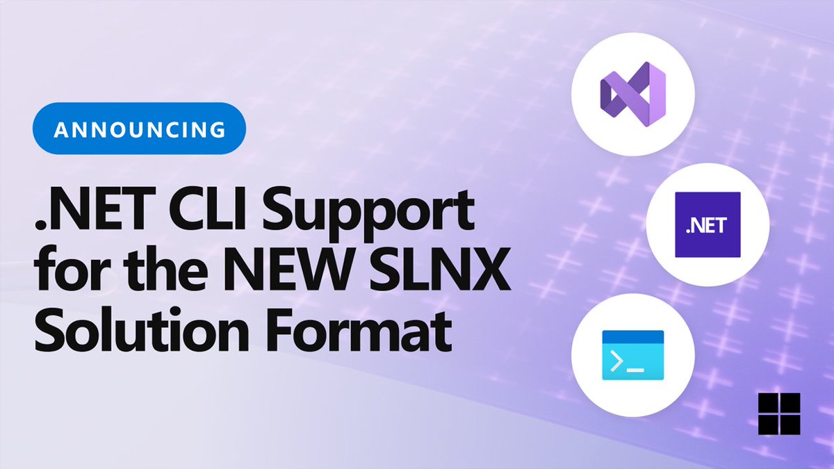 Announcing .NET CLI Support for the NEW SLNX Solution Format