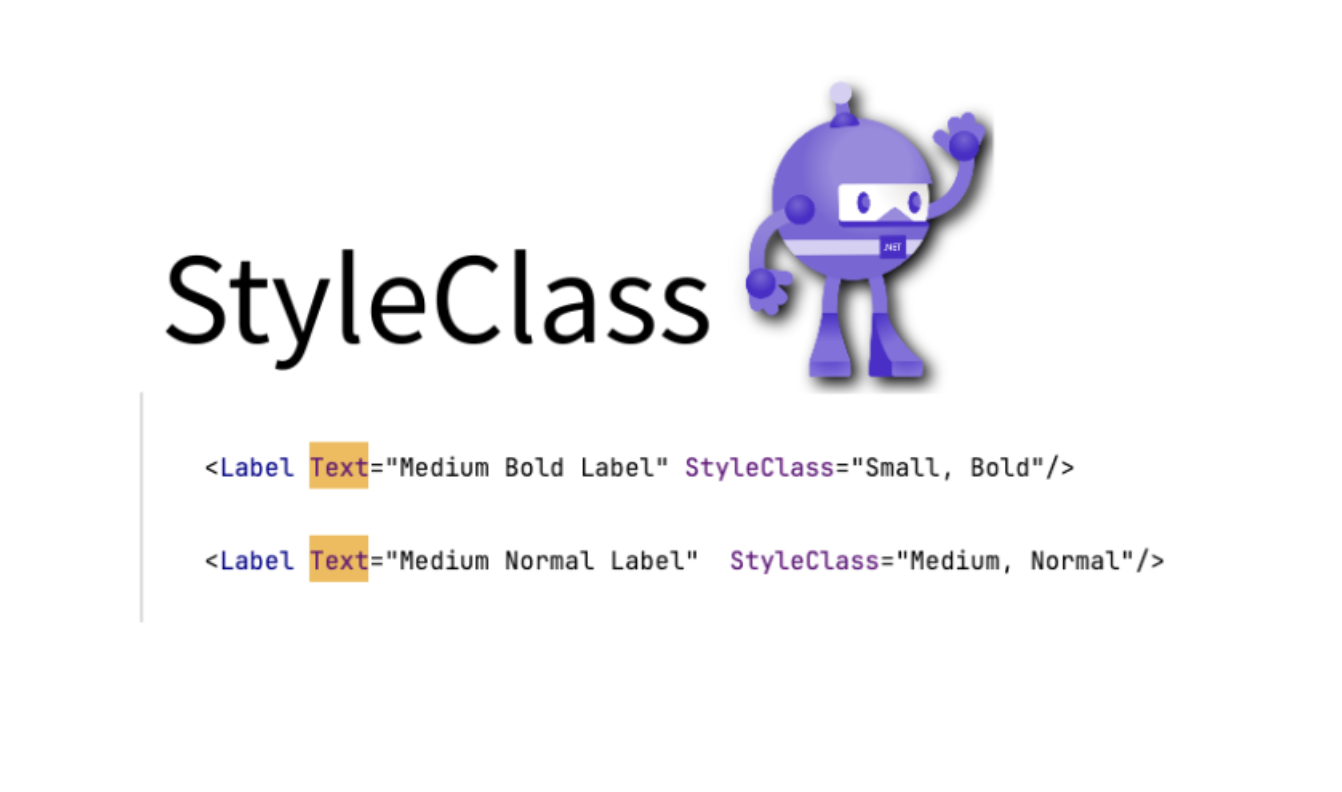 .NET MAUI StyleClass