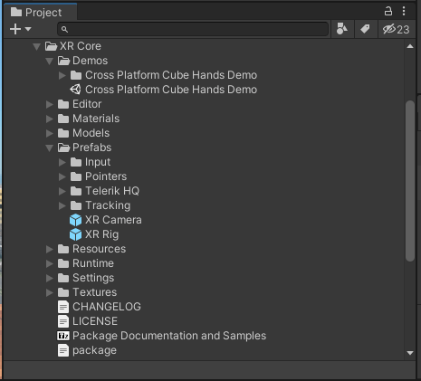 XR Core Structure XR Core package structure