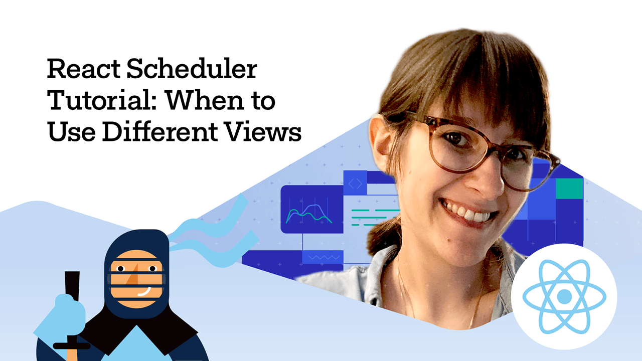 React Scheduler component views