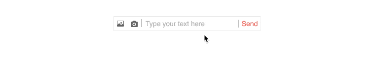 Kendo UI for Angular Textbox Component Kendo UI for Angular Textbox Component with a user inserting text in to the input element
