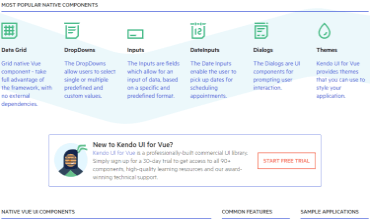 Kendo UI for Vue What's New in R3 2020