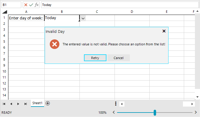 RadSpreadsheet RadSpreadsheet
