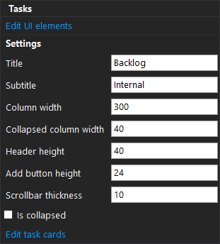 Task Board Column Smart Tag
